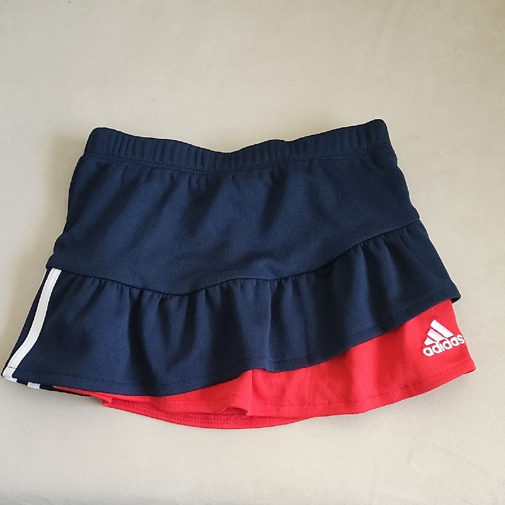 Adidas Kids Skort in Navy and Red